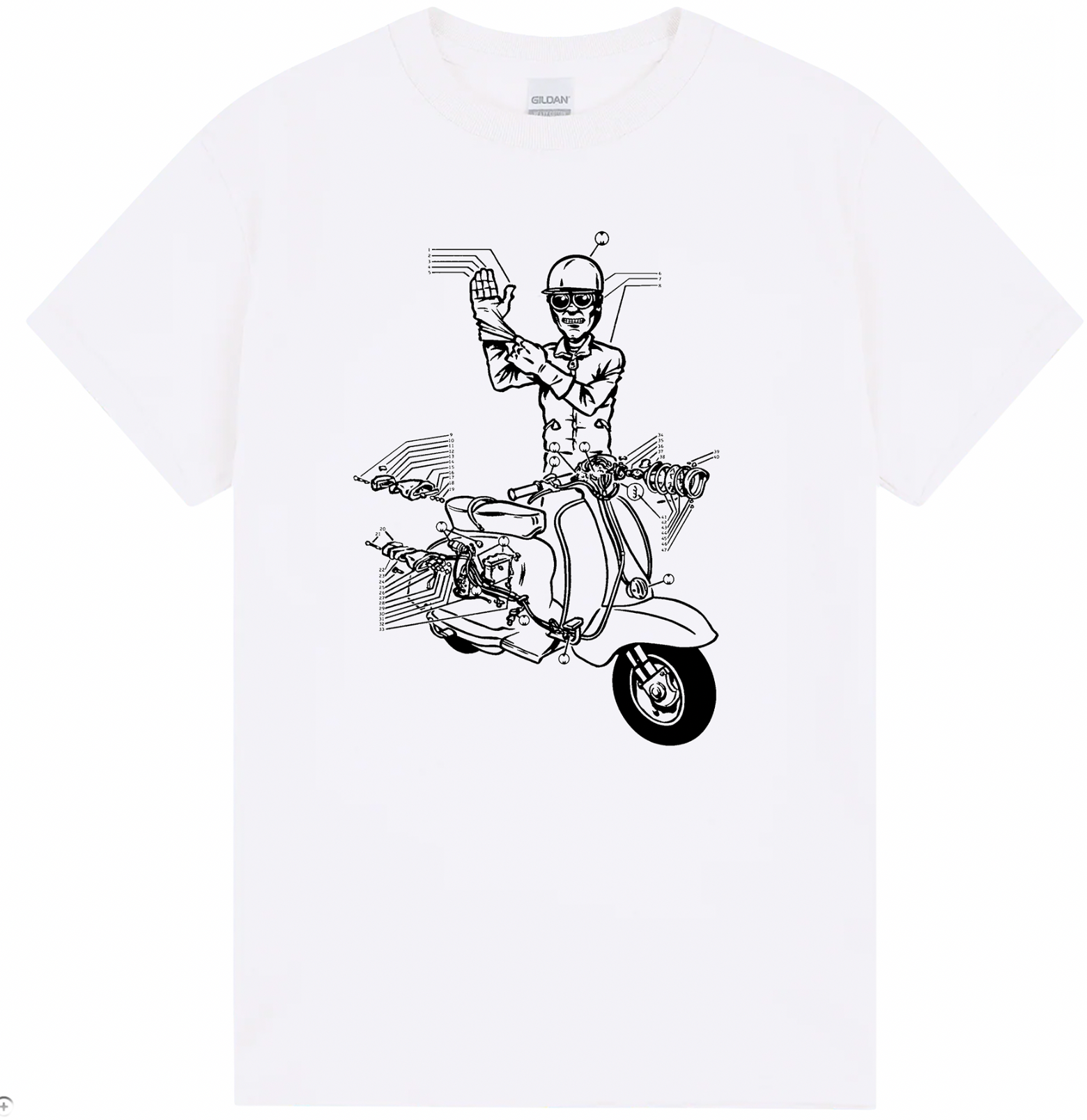 Scooter mono man